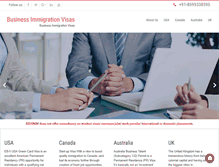 Tablet Screenshot of businessimmigrationvisas.com